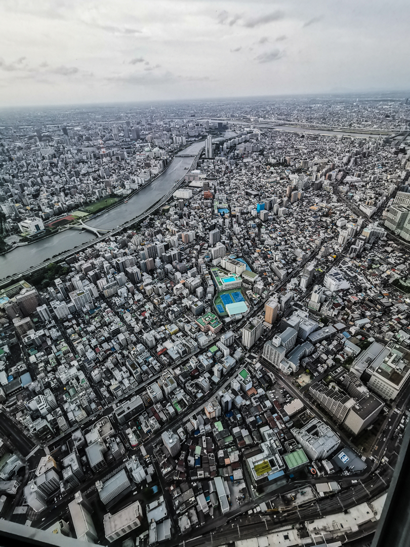 Výhled z Tokyo Sky Tree