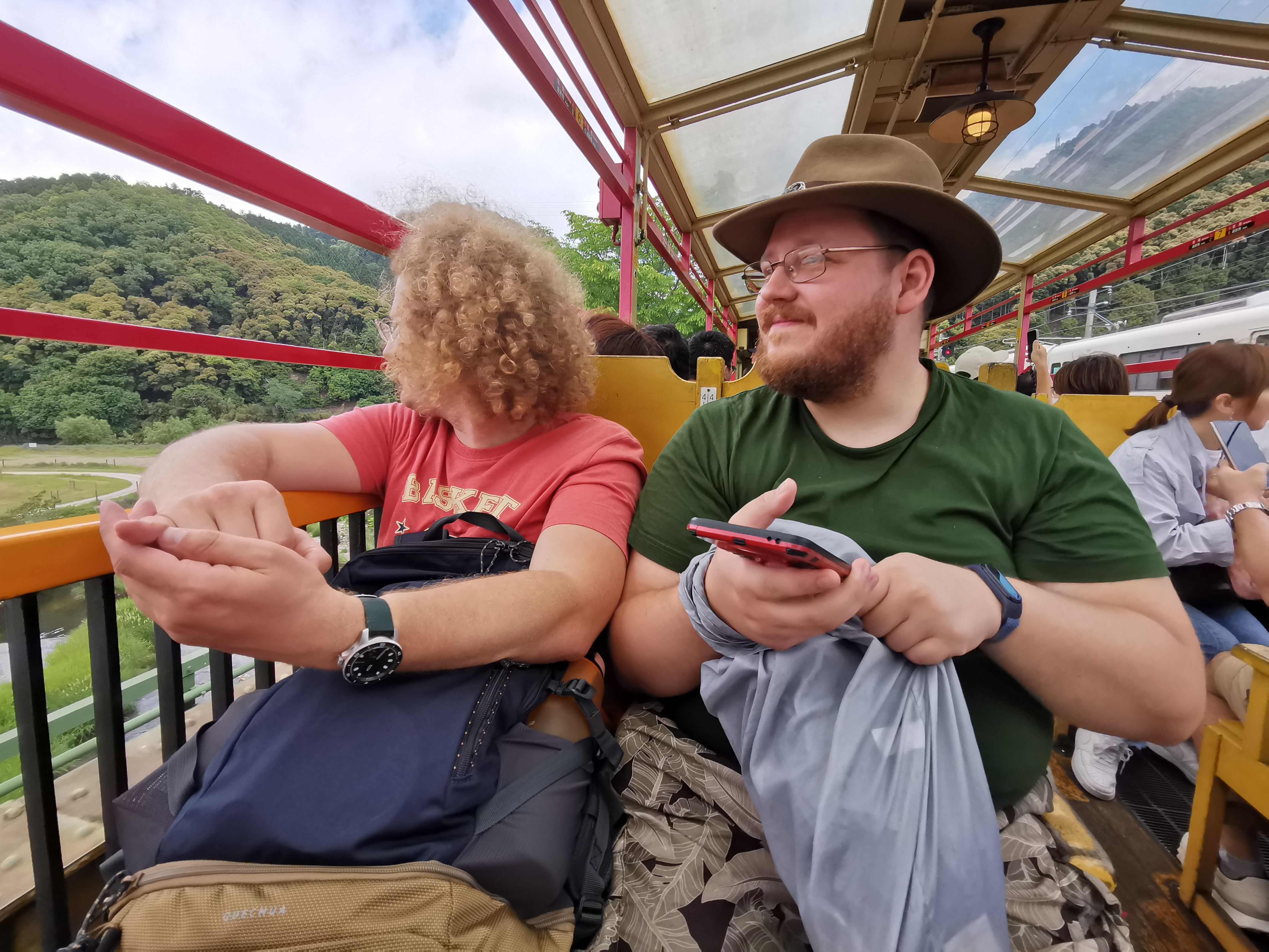 Otevřený vagon vlaku